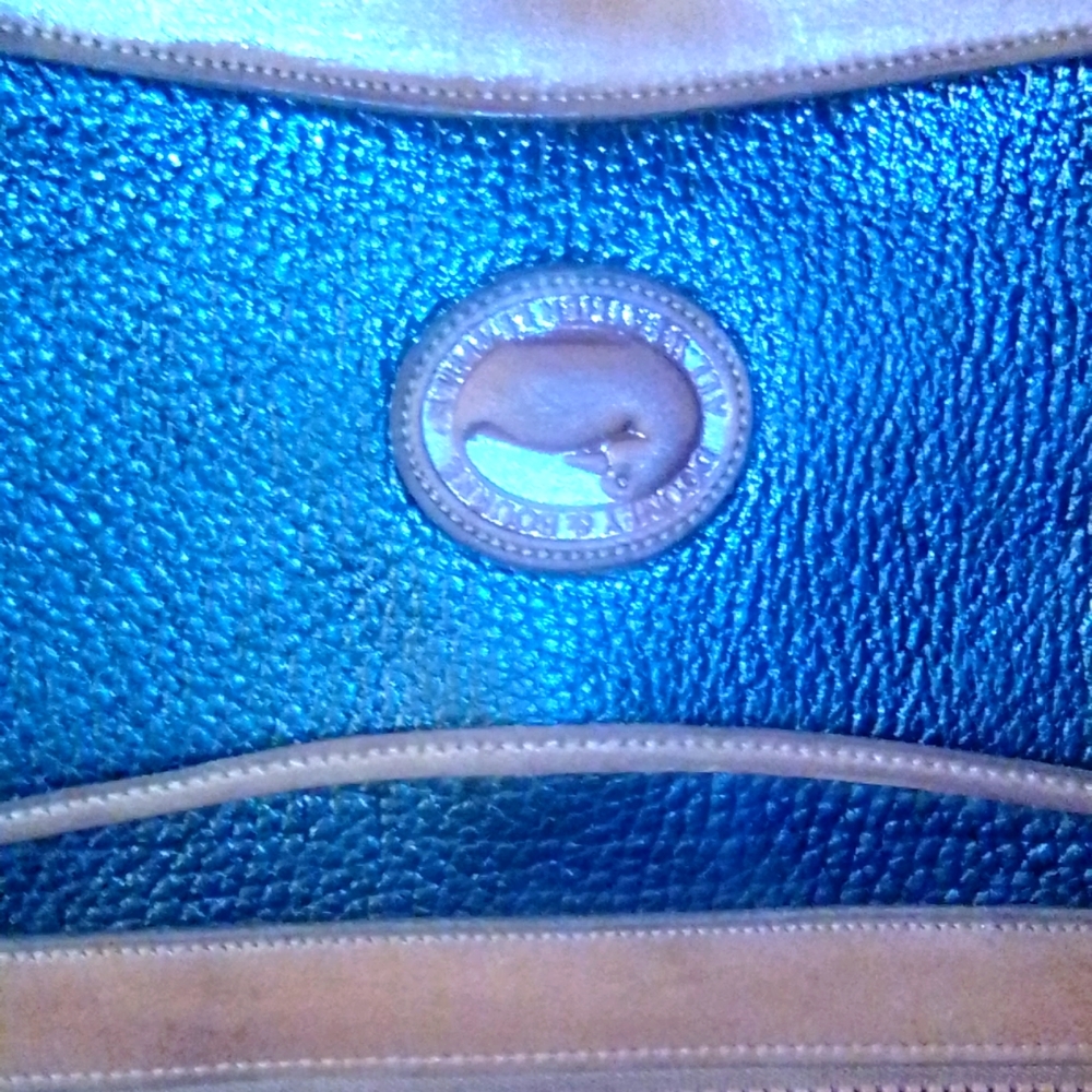 Vintage Classic Black & Cognac Dooney & Bourke Bag small vintage